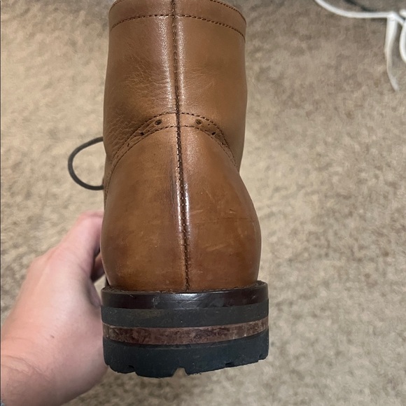 To Boot Tan Leather Chukka Boots